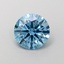 1.58 Ct. Fancy Vivid  Blue Round Lab Grown Diamond
