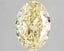 3.04 Ct. Fancy Intense Yellow Oval Lab Grown Diamond