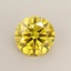 1.41 Ct. Fancy Vivid Yellow Round Lab Grown Diamond