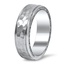 Antique Hammered Metal Wedding Band, smallview