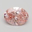 1.70 Ct. Fancy Intense Pink Oval Lab Grown Diamond
