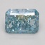 1.33 Ct. Fancy Vivid Blue Radiant Lab Grown Diamond