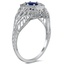 The Sinatra Ring, smalltop view on a hand