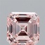 3.15 Ct. Fancy Intense Pink Asscher Lab Grown Diamond