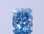 1.66 Ct. Fancy Vivid Blue Radiant Lab Grown Diamond