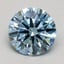 1.02 Ct. Fancy Blue Round Lab Grown Diamond