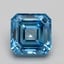 3.33 Ct. Fancy Vivid Blue Asscher Lab Grown Diamond