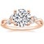 14K Rose Gold Willow Diamond Ring (1/8 ct. tw.), smalltop view