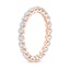 14K Rose Gold Riviera Eternity Diamond Ring (1 ct. tw.), smallside view