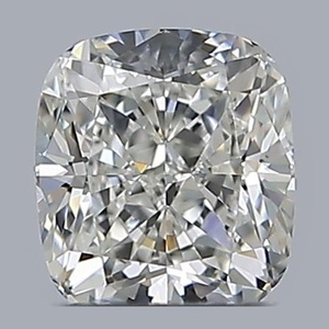 Cushion diamond — real photo