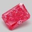 1.42 Ct. Fancy Vivid  Pink Radiant Lab Grown Diamond
