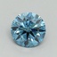 1.12 Ct. Fancy Vivid Blue Round Lab Grown Diamond