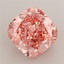 4.50 Ct. Fancy Vivid Pink Cushion Lab Grown Diamond