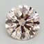 7.09 Ct. Fancy Pink Round Lab Grown Diamond