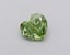 0.60 Ct. Fancy Vivid Green Heart Lab Grown Diamond