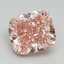 4.01 Ct. Fancy Vivid Pink Cushion Lab Grown Diamond