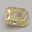 3.58 Ct. Fancy Intense Yellow Radiant Lab Grown Diamond