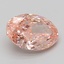 10.06 Ct. Fancy Vivid Pink Oval Lab Grown Diamond