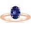 14KR Sapphire 1.8mm Elodie Ring, smalltop view
