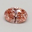0.70 Ct. Fancy Intense Pink Oval Lab Grown Diamond
