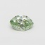 0.35 Ct. Fancy Vivid  Green Marquise Lab Grown Diamond