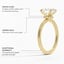 14K Rose Gold Secret Halo Diamond Ring, smallinfographic