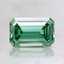 1.01 Ct. Fancy Intense Pacific Green Emerald Lab Grown Diamond