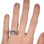 The Imaging Ring, smallzoomed in top view on a hand