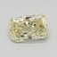 0.58 Ct. Fancy Yellow Radiant Lab Grown Diamond