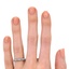 The Annette Ring, smallzoomed in top view on a hand