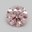 0.93 Ct. Fancy Intense Pink Round Lab Grown Diamond