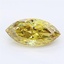 1.15 Ct. Fancy Intense Yellow Marquise Lab Grown Diamond