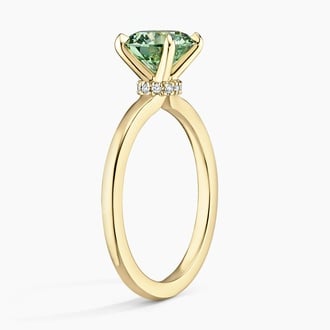Secret Halo Pacific Green Lab Diamond Ring (1 1/2 ct. tw.)