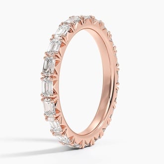 Nathalie Emerald Cut Eternity Lab Diamond Ring (1 ct. tw.)