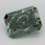 2.80 Ct. Fancy Vivid  Green Radiant Lab Grown Diamond