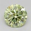 1.26 Ct. Fancy Green Round Lab Grown Diamond