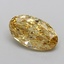 2.07 Ct. Fancy Vivid Yellow Oval Lab Grown Diamond