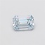 1.09 Ct. Fancy  Blue Emerald Lab Grown Diamond