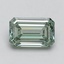 1.0 Ct. Fancy Vivid Pacific Green Emerald Lab Grown Diamond