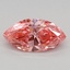 0.38 Ct. Fancy Vivid Pink Marquise Lab Grown Diamond