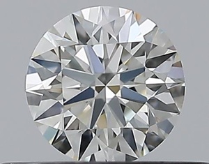 Round diamond — real photo