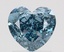 2.05 Ct. Fancy Vivid Blue Heart Lab Grown Diamond
