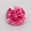 2.01 Ct. Fancy Vivid  Pink Round Lab Grown Diamond