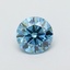 1.07 Ct. Fancy Vivid  Blue Round Lab Grown Diamond