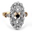Art Nouveau Sapphire Vintage Ring