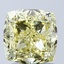 2.29 Ct. Fancy Intense Yellow Cushion Lab Grown Diamond