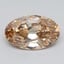 4.05 Ct. Fancy Light Yellowish Brown Oval Lab Grown Diamond