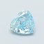 1.01 Ct. Fancy Intense  Blue Heart Lab Grown Diamond