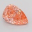 8.09 Ct. Fancy Vivid Pink Pear Lab Grown Diamond