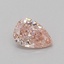0.48 Ct. Fancy Intense Pink Pear Lab Grown Diamond
